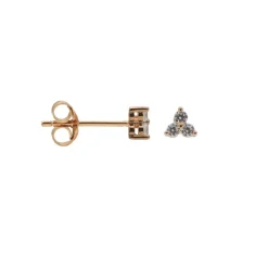Symbols Zirconia Triple Flower - Rose